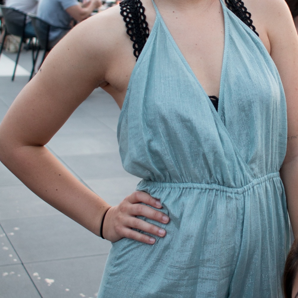 Urban Outfitters Teal Pant Jumpsuit Size XS